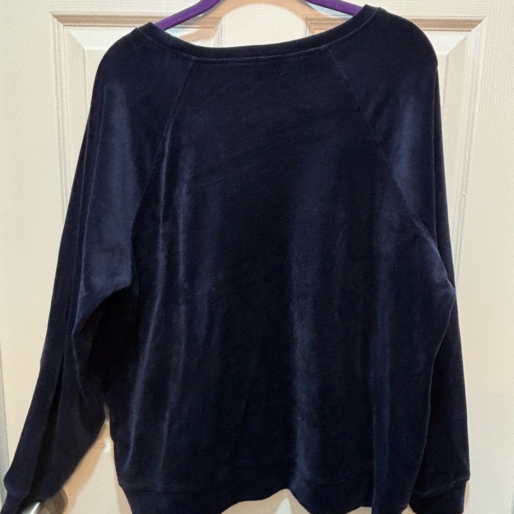 Women’s Gloria Vanderbilt Velour Shirt Size XL - Picture 3 of 3
